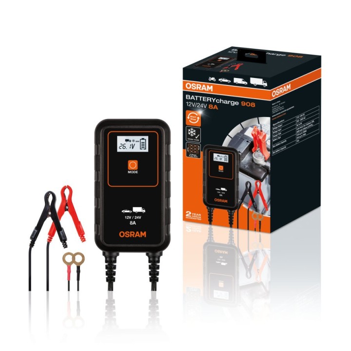 Osram BATTERYcharge 908  8A prostownik 