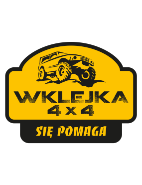 Wklejka4x4 490x490mm naklejka