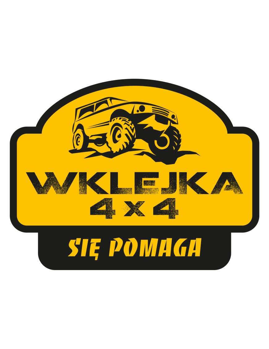 Wklejka4x4 490x490mm naklejka