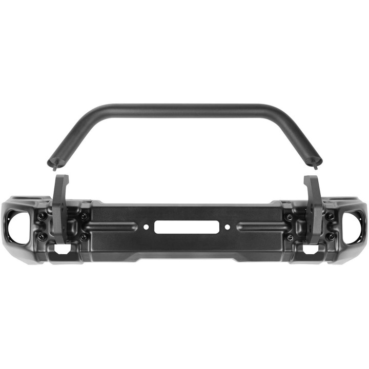 Przedni zderzak Arcus, z mocowaniem wyciągarki, odbojem i hakami, 18-19 Jeep Wrangler JL