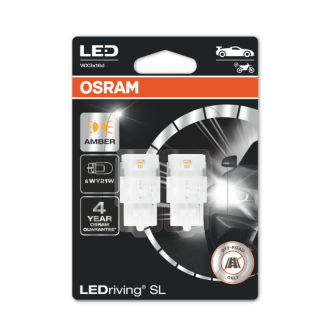 Żarówki samochodowe LED OSRAM LEDriving SL W21W YELLOW