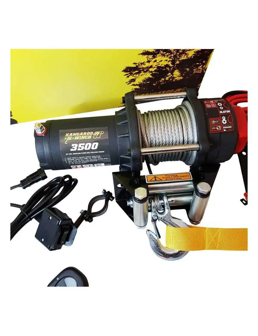 Wyciągarka PW3500 12V ze sterowaniem bezprzewodowym Powerwinch