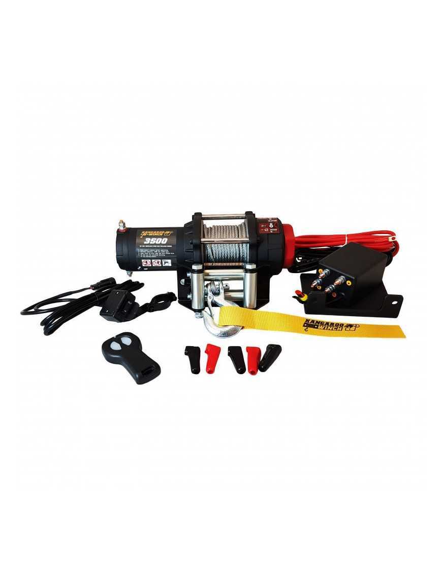 Wyciągarka PW3500 12V ze sterowaniem bezprzewodowym Powerwinch Wyciągarka PW3500 12V ze sterowaniem bezprzewodowym Powerwinch
