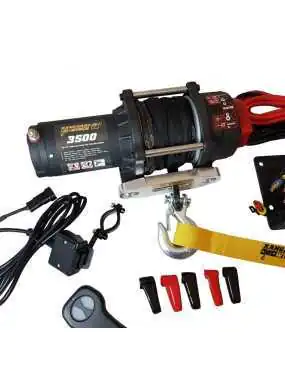 Wyciągarka PW3500SR 12V z liną syntetyczną ze sterowaniem bezprzewodowym Powerwinch