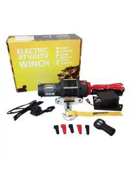 Wyciągarka PW4000SR 12V z liną syntetyczną ze sterowaniem bezprzewodowym Powerwinch