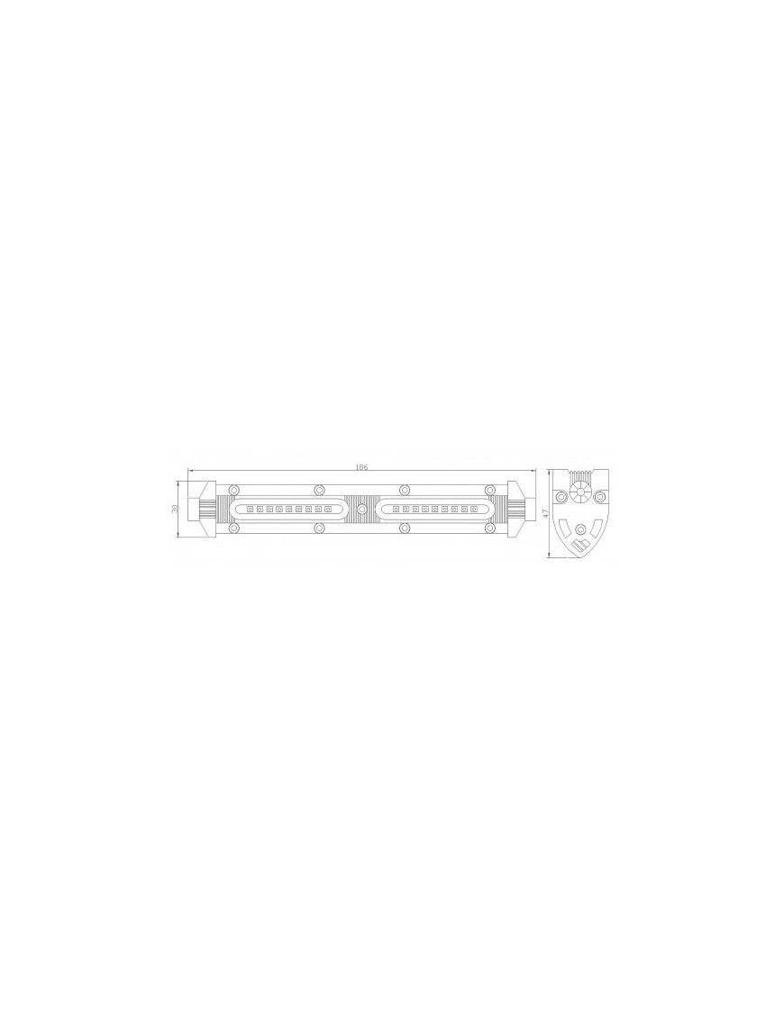 Led Spot 184x30x47mm 18x1,5W