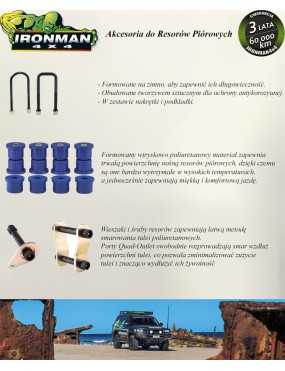 Poliuretanowe tuleje zawieszenia kpl