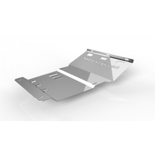 Osłona silnika,chłodnic i przedniego mostu Mitsubishi L200 Triton 2005-2015 bez płyty montażowej wyciągarki aluminiowa