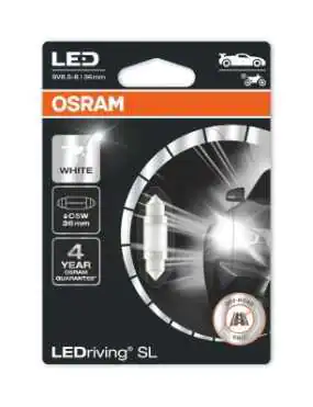 LEDriving PREMIUM Festoon  żarówka  C5W 12V 1,3W COOL WHITE 6000K