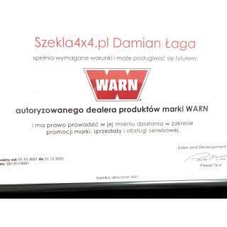 Odbiornik do bezprzewodowego sterowania wyciągarką WARN
