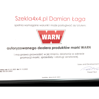 Lina syntetyczna WARN 104232 9,5mm 27,4m Spydura