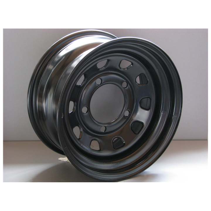 Felga stalowa czarna 16x8  ET-15 Suzuki Vitara, Daihatsu Ferroza/ Rocky, Tarpan, Honker, Uaz, Łada Niva, Ssangyoung Daewoo Musso