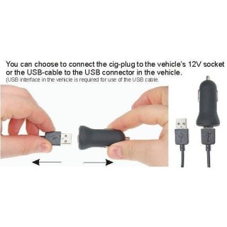 Uchwyt aktywny z kablem USB do Apple iPhone 12 Pro w futerale lub bez o wymiarach: 62-77 mm (szer.), 6-10 mm (grubość).