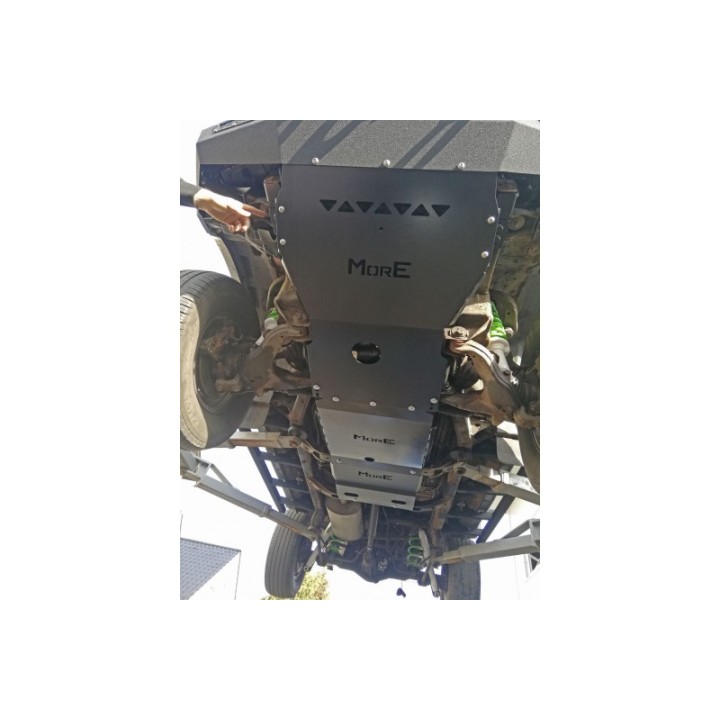 Zestaw aluminiowych osłon podwozia MorE 4x4 - Toyota Land Cruiser J90