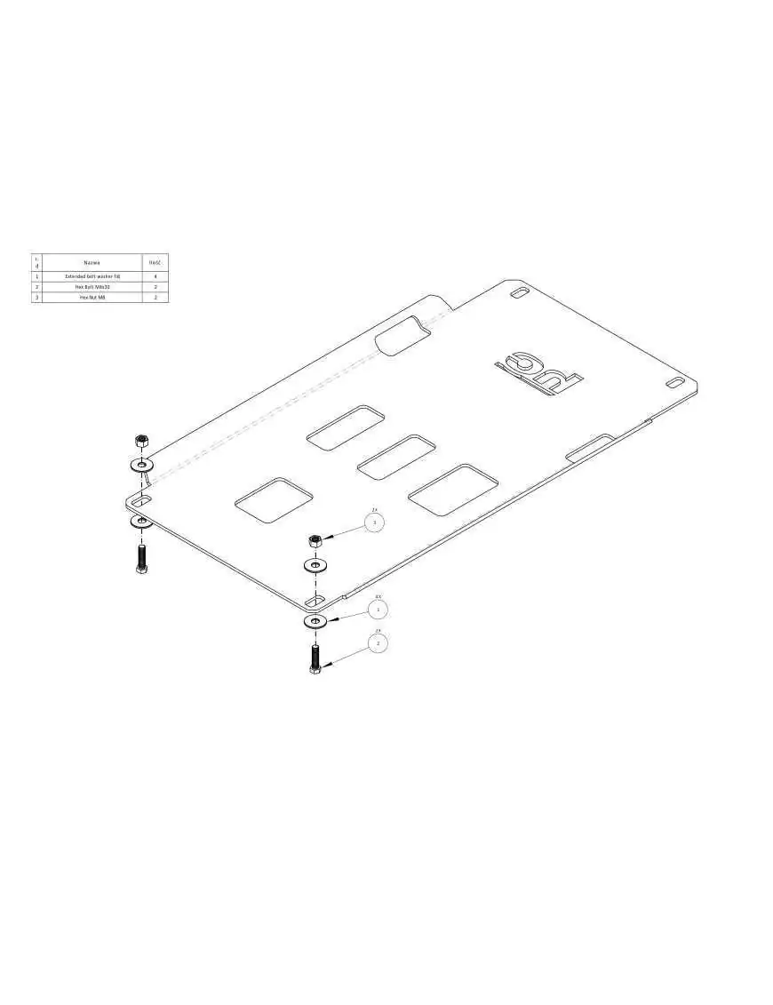 Osłona skrzyni biegów Toyota Tundra 2014-2020 aluminiowa