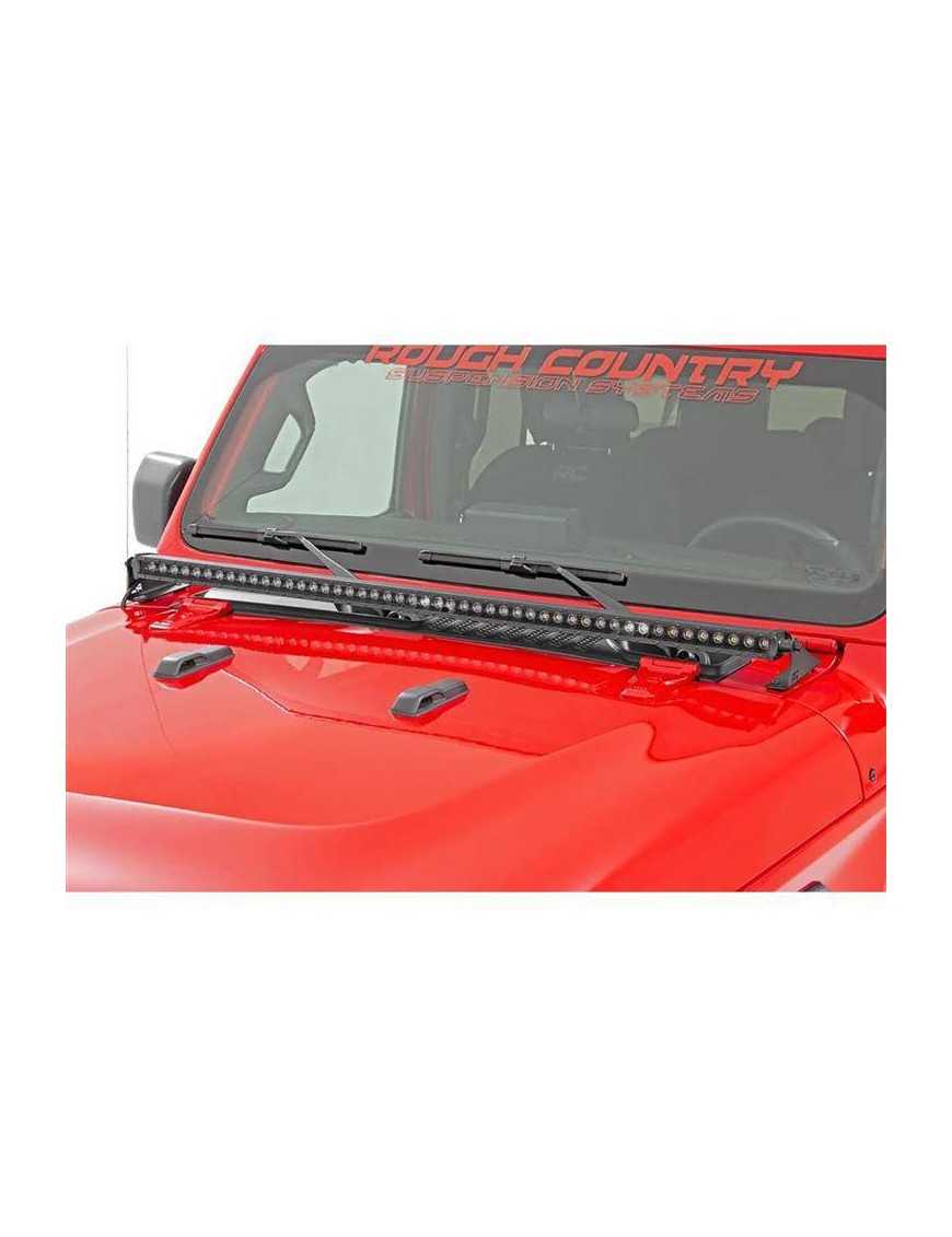 Listwa LED 127cm Pojedyncza Black Series Rough Country - Jeep Wrangler JL