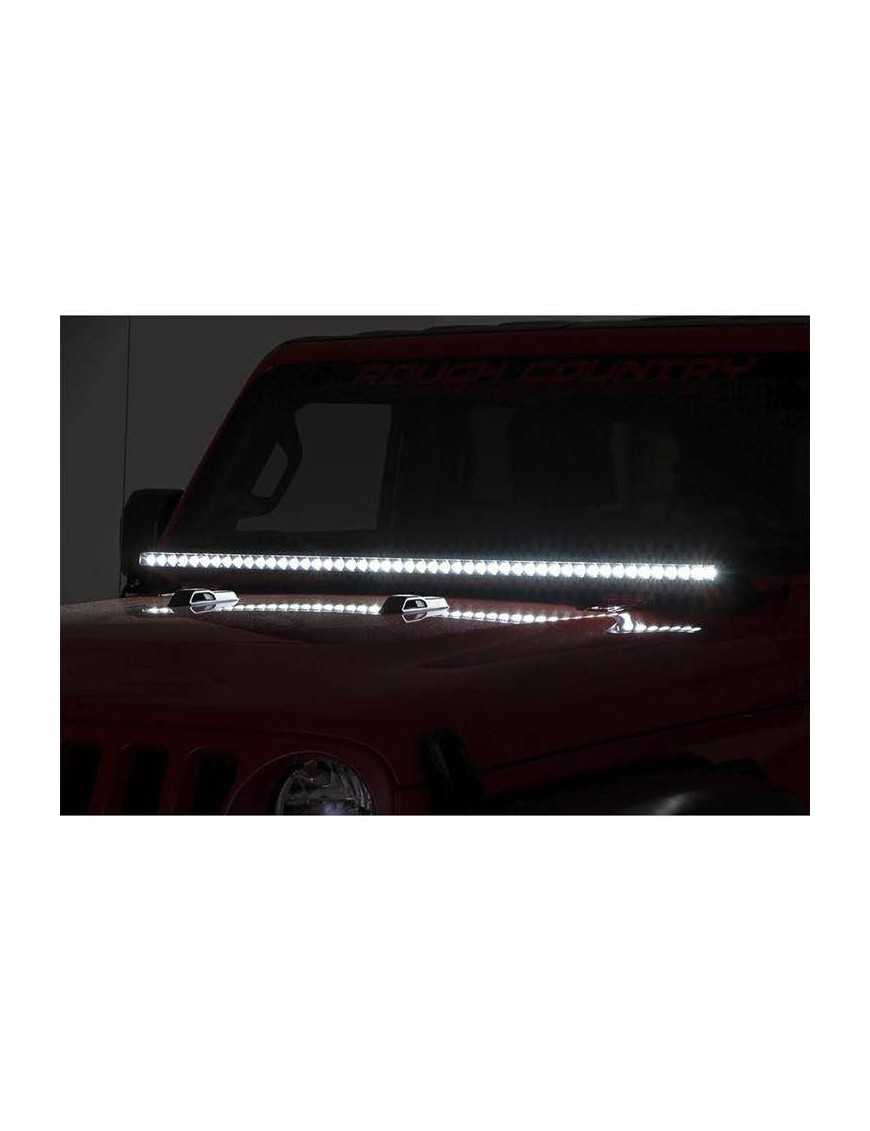 Listwa LED 127cm Pojedyncza Black Series Rough Country - Jeep Wrangler JL