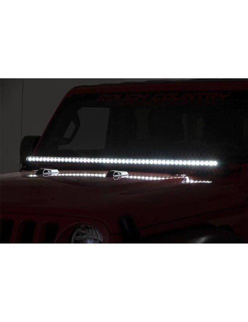 Listwa LED 127cm Pojedyncza Black Series Rough Country - Jeep Wrangler JL