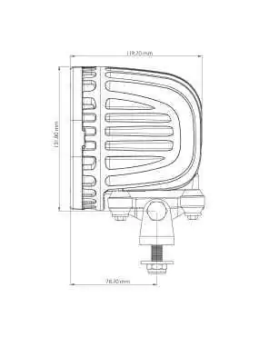 TYRI 1313 LED Work Light dla WRANGLER JL 