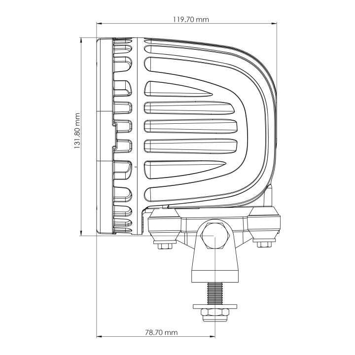 TYRI 1313 LED Work Light dla WRANGLER JL 