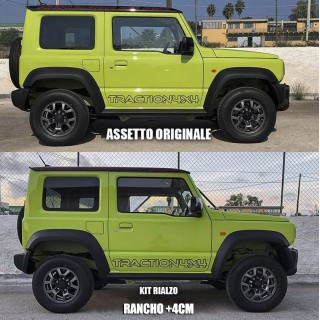 LIFT KIT + 4 CM XT/RANCHO FOR SUZUKI JIMNY FROM 2018