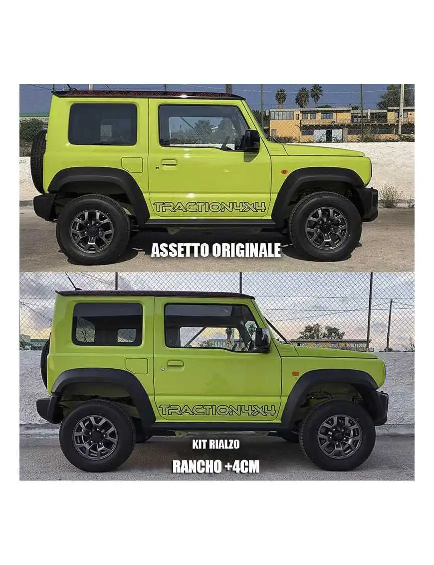 LIFT KIT + 4 CM XT/RANCHO FOR SUZUKI JIMNY FROM 2018