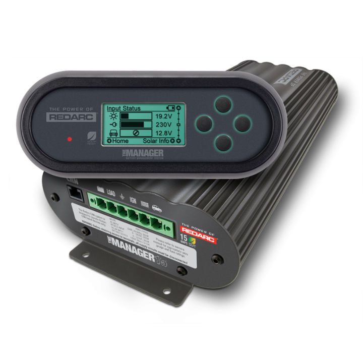 BMS1230S3-EU REDARC The Manager30 Battery Management System with EU AC Plug