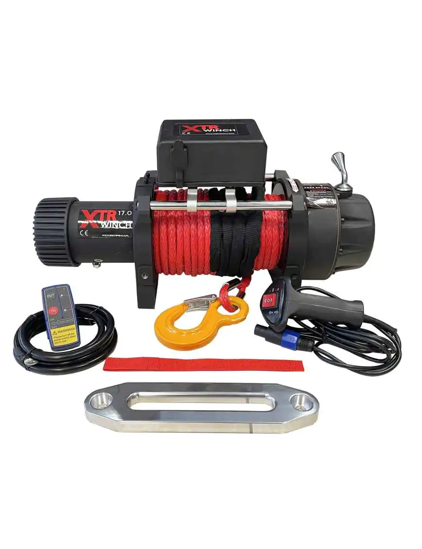 SYNTETYK 25M Wyciągarka XTR 17000 7718kg 24V