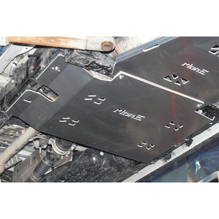 Zestaw aluminiowych osłon podwozia MorE 4x4 - Toyota Hilux REVO