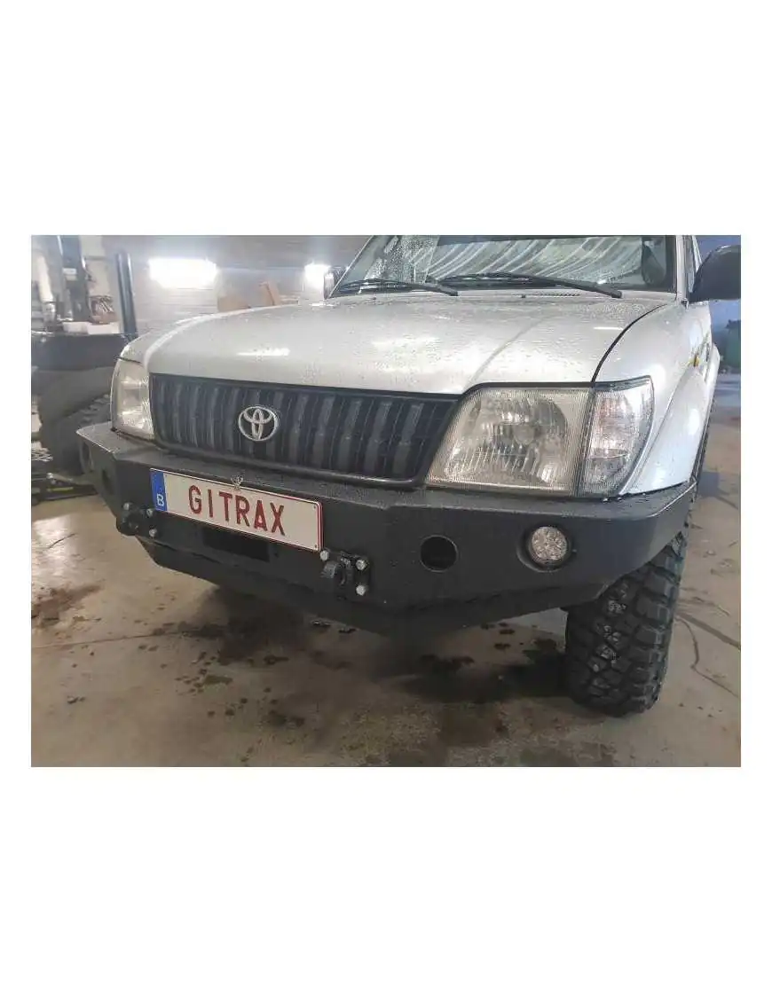 ZDERZAK PRZÓD BEZ BULLBARA DO WERSJI Z PLASTIKOWYMI POSZERZENIAMI NODKOLI TOYOTA LAND CRUISER J95 96-99