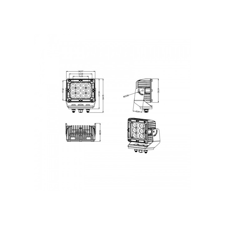 Lampa TruckLED PRO 12x
