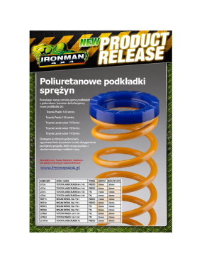 Podkładka tylna sprężyny  PATR30