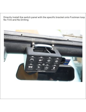wodoodporny panel z 8 przełącznikami do samochodów / UTV / side by side
