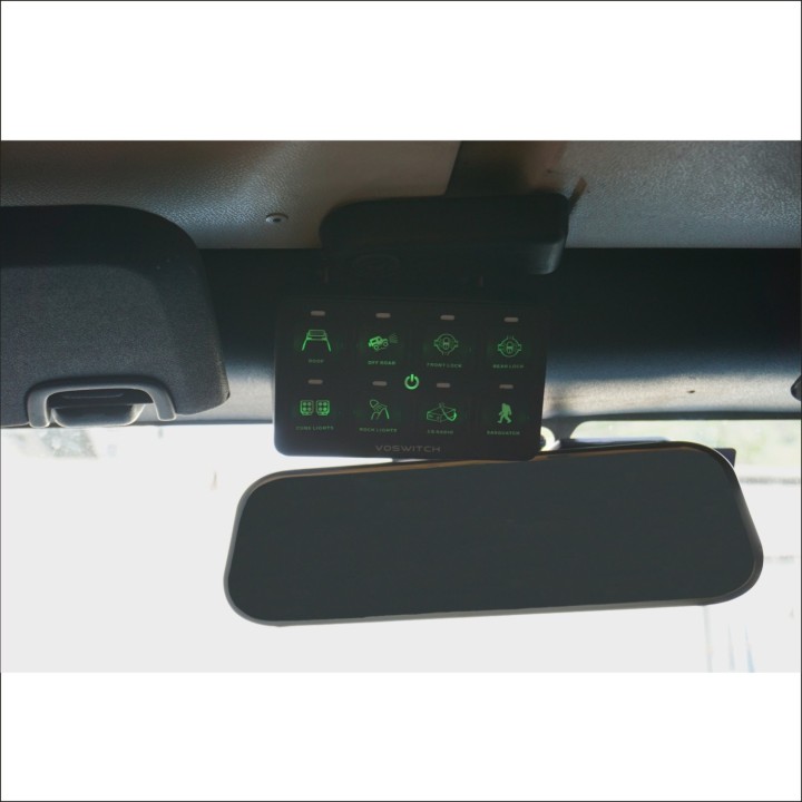 wodoodporny panel Wrangler JL JT od 2018 z uchwytem na telefon