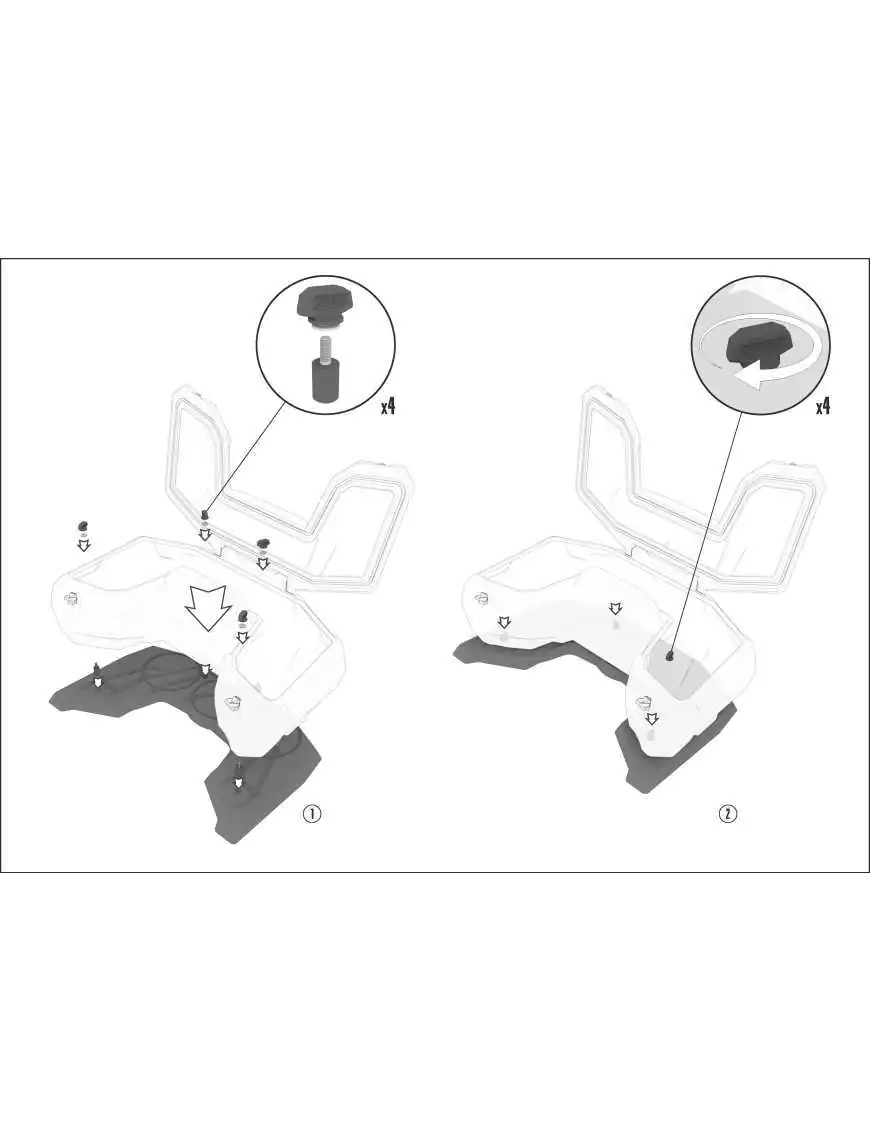 Kufer GKA tesseract tylny Polaris sportsman 450 570