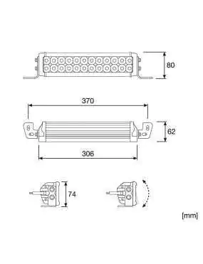 Osram Lightbar VX250-CB 2100lm 30W