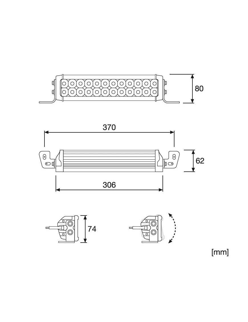 Osram Lightbar VX250-CB 2100lm 30W 30x8x6cm