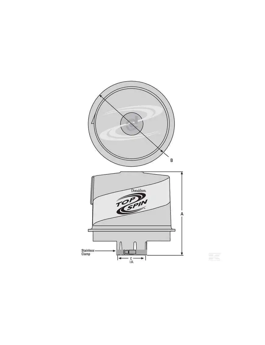 DONALDSON TOPSPIN CYCLONE 89mm 6m/min