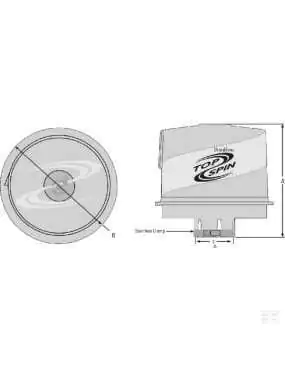 DONALDSON TOPSPIN CYCLONE 89mm 6m/min