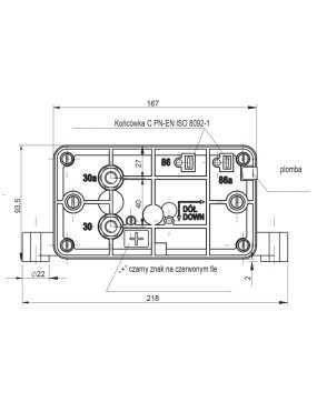 ODŁĄCZNIK AKUMULATORA IMPULSOWY 770.03.2 rozłącznik 12V 24V 40V 