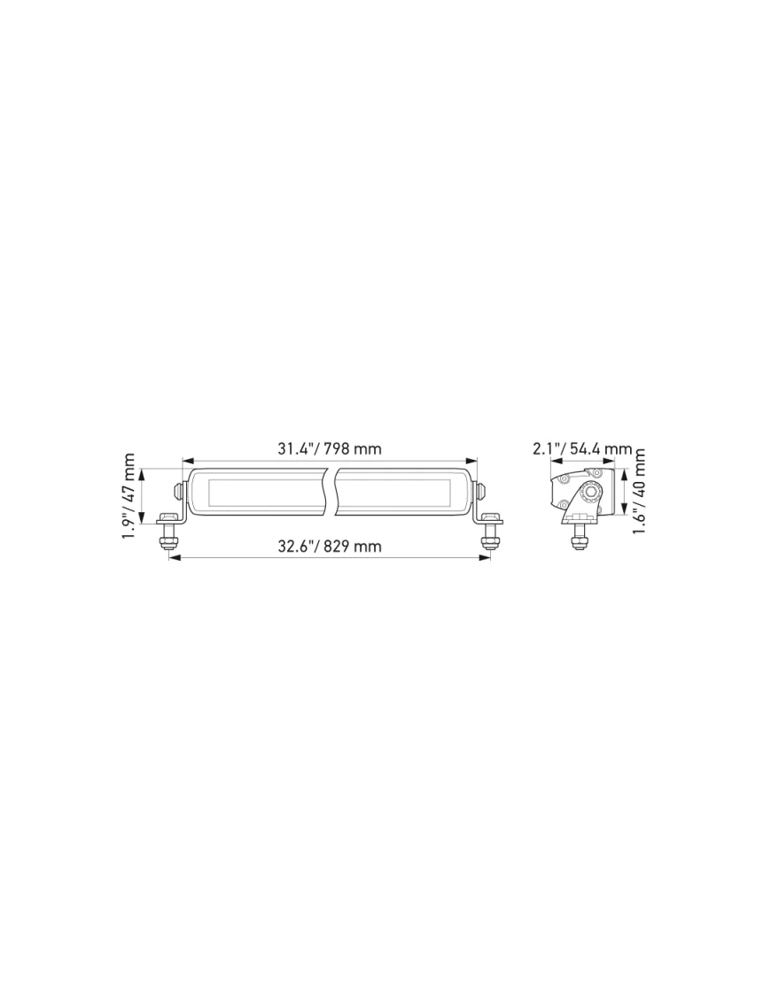 Lampa LED Hella Black Magic 32" Spot