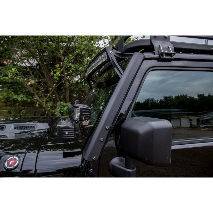 JEEP WRANGLER JK 2007-2018 MOCOWANIE ŚWIATEŁ DODATKOWYCH 50'' NAD SZYBĘ