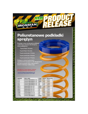 Podkładka tylna sprężyny PATR15
