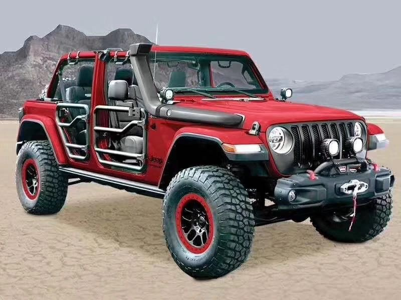 Jeep Wrangler JL z zamontowanymi drzwiami rurowymi TXJL BM 19-03