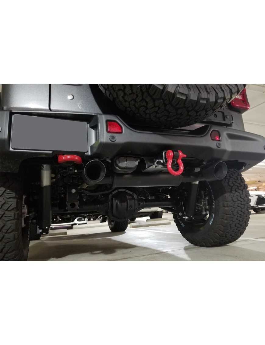 JEEP WRANGLER JK 2007-2018 WYDECH TUNINGOWY STAL NIERDZEWNA tłumik