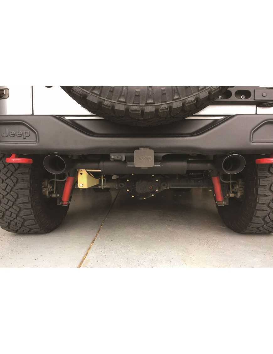 JEEP WRANGLER JK 2007-2018 WYDECH TUNINGOWY STAL NIERDZEWNA tłumik