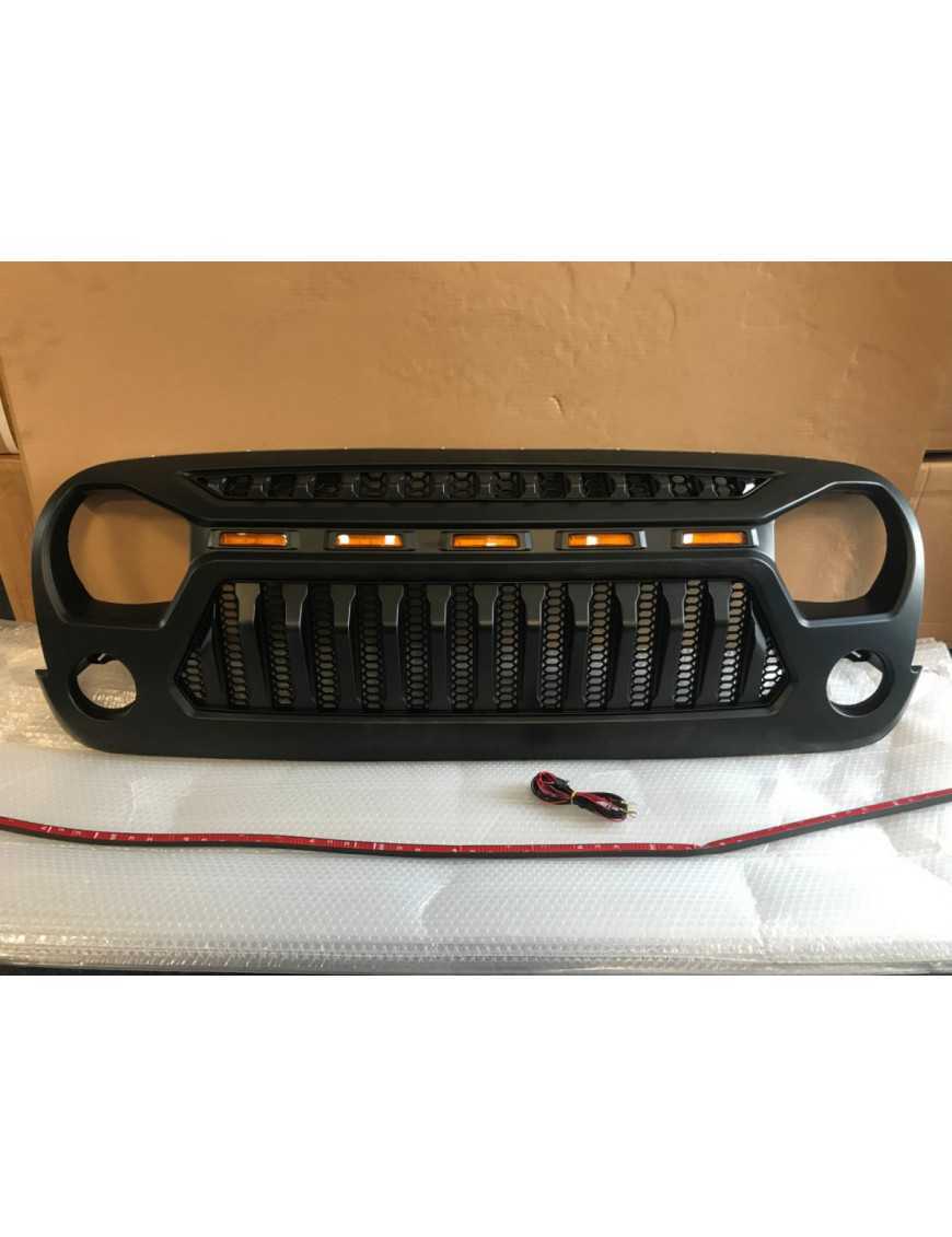 Grill z oświetleniem LED Jeep Wrangler JK 2007-17