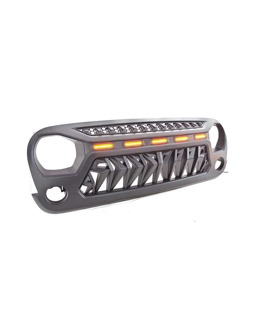 Grill z oświetleniem LED Jeep Wrangler JK 2007-17 Grill z oświetleniem LED Jeep Wrangler JK 2007-17