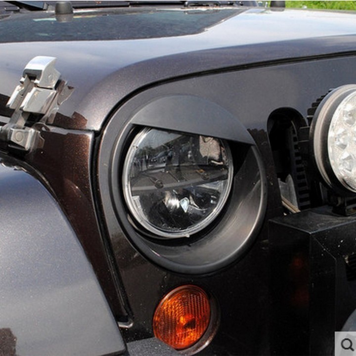 Nakładki wnęki lamp Jeep Wrangler 