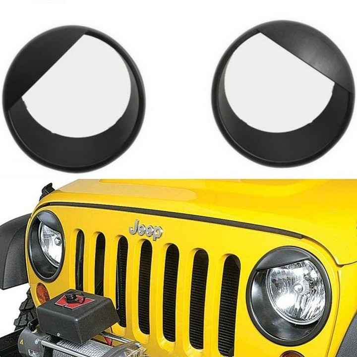 Nakładki wnęki lamp Jeep Wrangler 